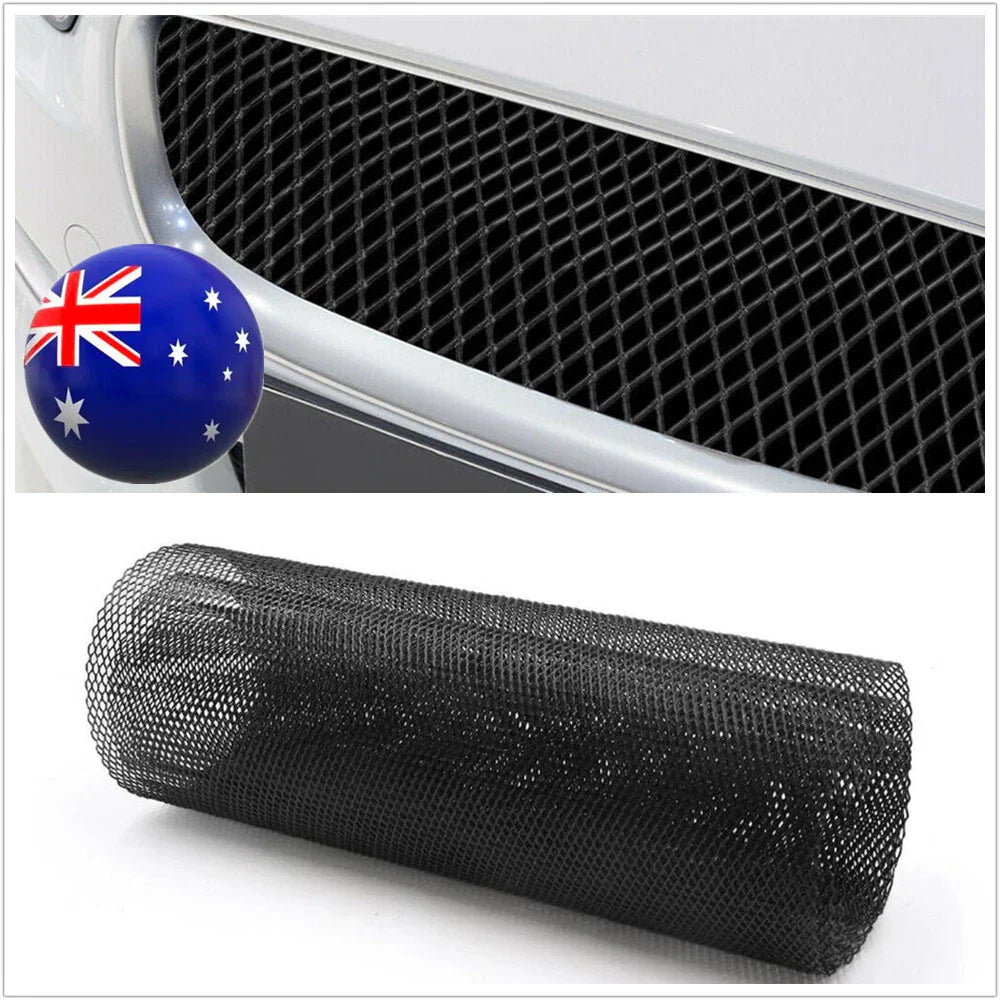 Aluminium Mesh Grill Cover for Universal Car Fender Bumper Hood Vent (X1)