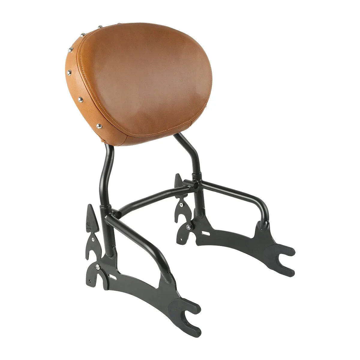 12" Black Sissy Bar Backrest Mounting Spools for Indian Chieftain (2014-2022)