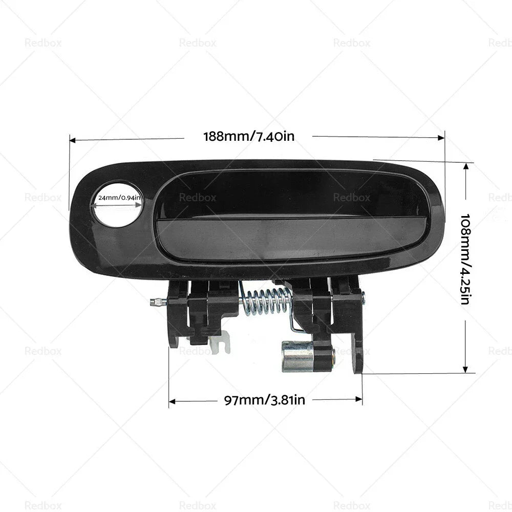 Front Left Outside Outer Door Handle for Toyota Corolla AE112 (1998-2001)
