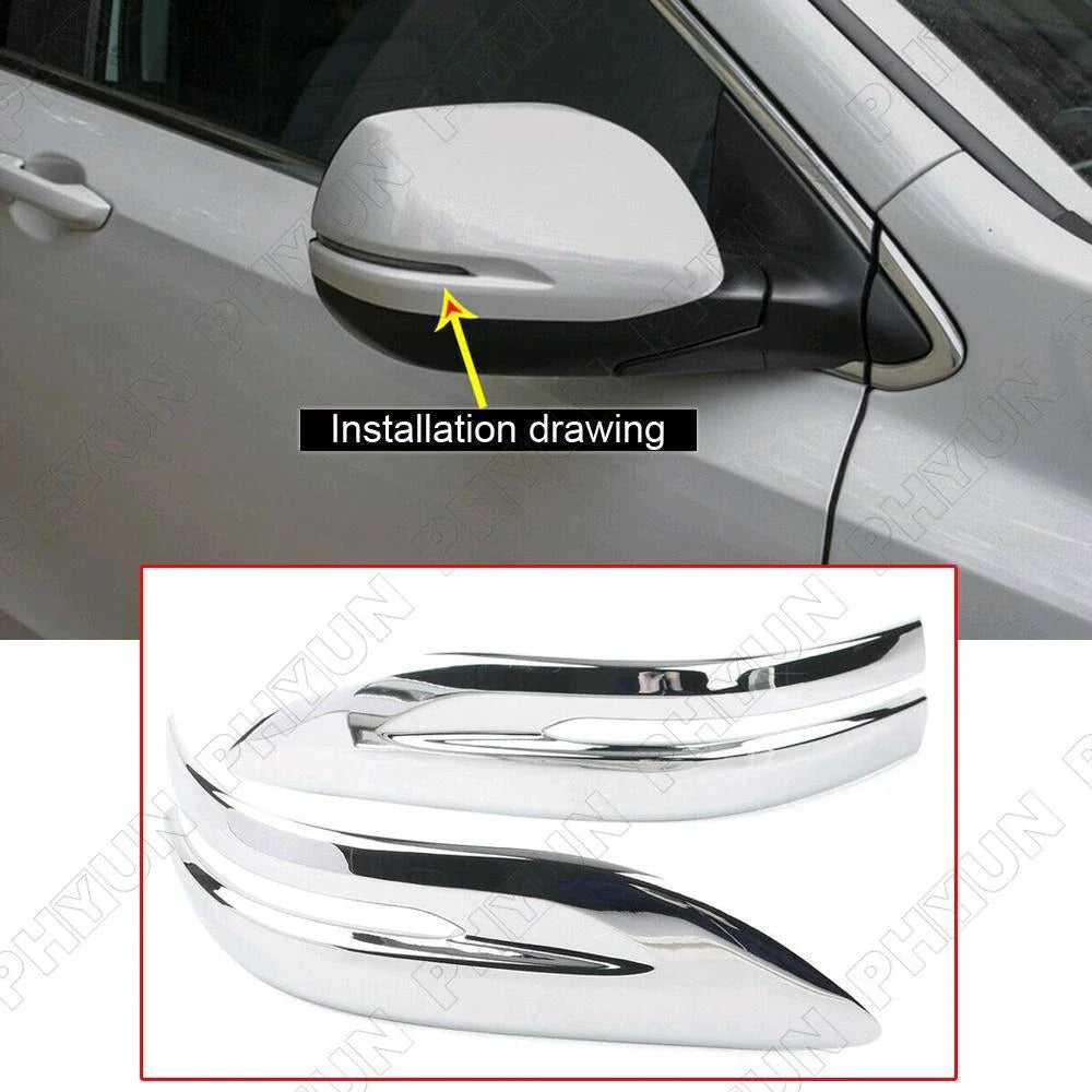 Chrome Side Rearview Mirror Stripe Covers for Honda CR-V (2017-2022)