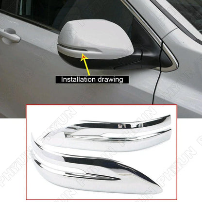 Chrome Side Rearview Mirror Stripe Covers for Honda CR-V (2017-2022)