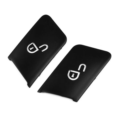 Button Cover Trim Matte Black for Benz C W204 W212 E (2007–2016)