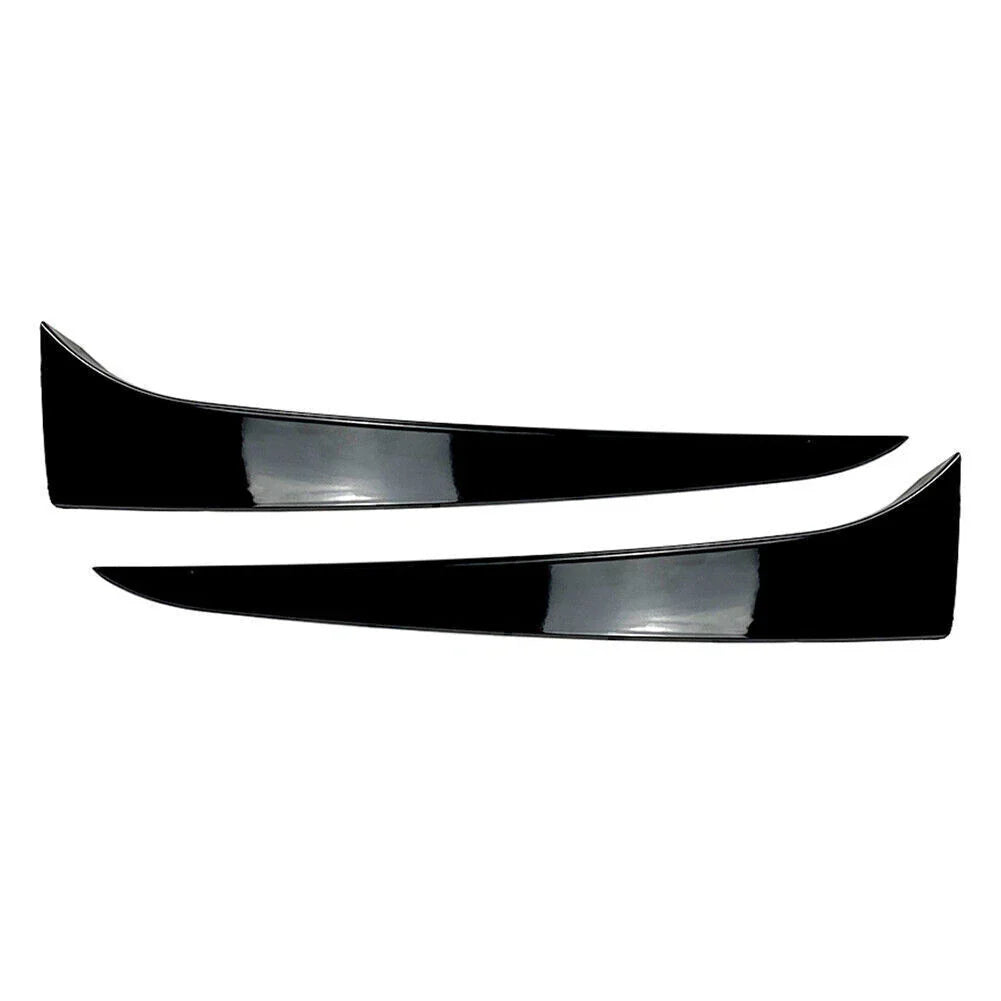 ABS Glossy Black Rear Window Spoiler Trim Covers for Skoda Kamiq (2019-2023)