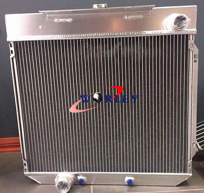 Aluminum Radiator + Fan for Ford Falcon XA XB XC Fairlane ZF ZG 6 Cyl (1972-1977)