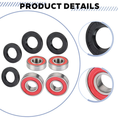 2 x Front Wheel Bearings W/Seals Kit for Polaris Predator 500 (2003–2007)