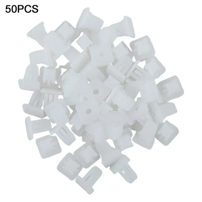 Square Fasteners Retainer Fender 50pcs Car-Door Trim Panel Push Rivet Clips