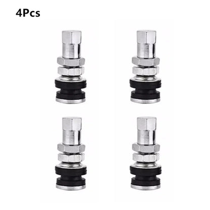 4 Pcs Metal Tubeless Tire Valve for Car TR161 Wheel Rim (No Year Specified)