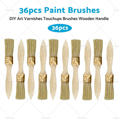 36PCS 1" Art Varnish Touchup Brushes for DIY Projects