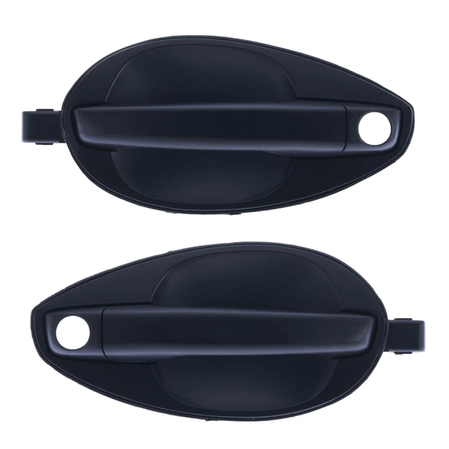 2 x Front Left & Right Outer Door Handle Black for Hyundai Tiburon (2003–2008)