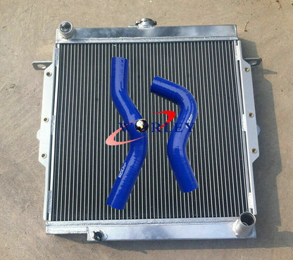 Aluminum Radiator & Silicone Hose for Toyota LandCruiser HZJ75 (75 Series)