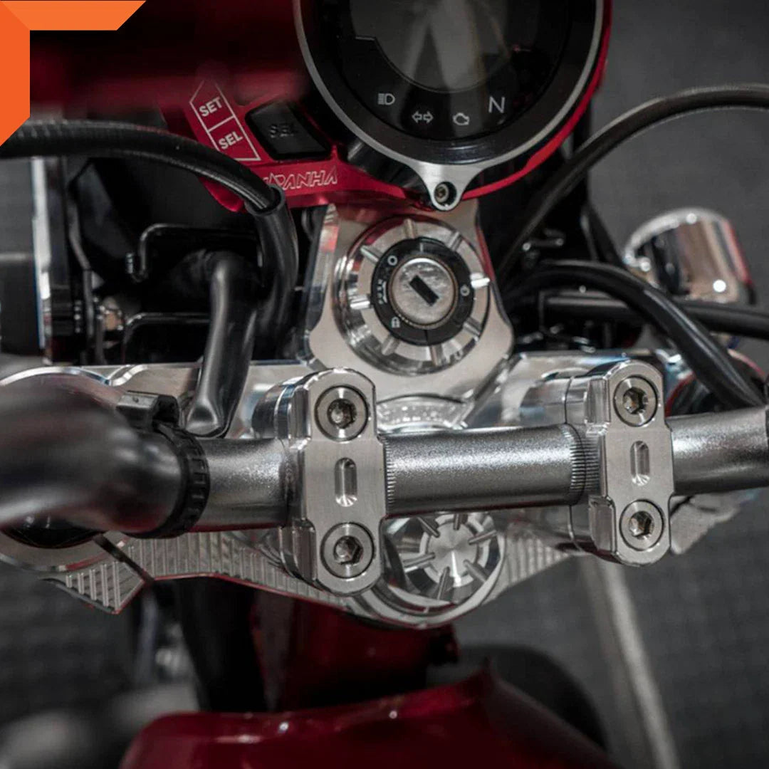 CNC Aluminium Complete Triple Trees Set for Honda Monkey Z125 (All Gen)