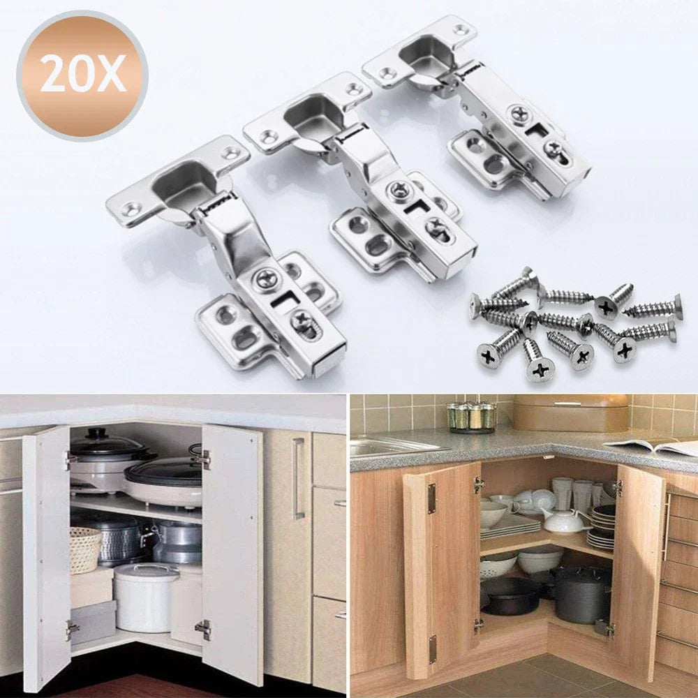 Hydraulic Buffer Hinges for Cabinet Accessories - Detachable