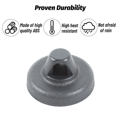 Antenna Base Cover for Jeep Wrangler JK/JL/JT (2007 - Present) Black