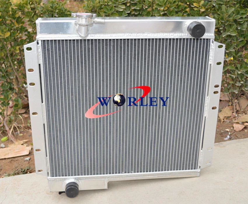 3 Row Aluminum Radiator & Fan for Toyota Land Cruiser BJ40 BJ42 (1975-1984)