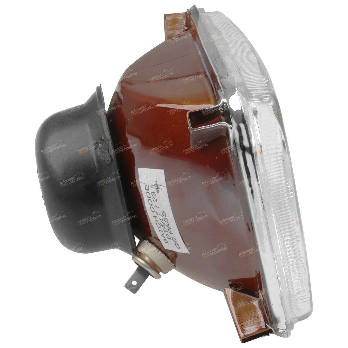 Crystal Headlights 165mm x 100mm Lamp Kit H4 60/55w Halogen Prism