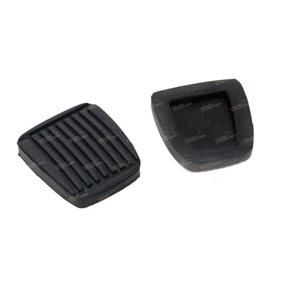 Pair of Brake Pedal + Clutch Pedal Pad Rubbers Set