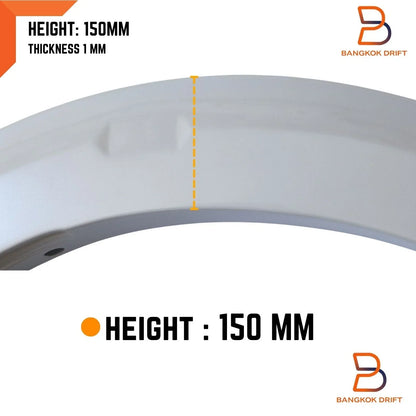 Pearl White Fender Flares for Isuzu D-Max DMAX Ute (2020-2022)