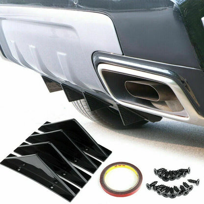 Rear-Bumper Diffuser Lip Splitter Fin Trim Cap for 300