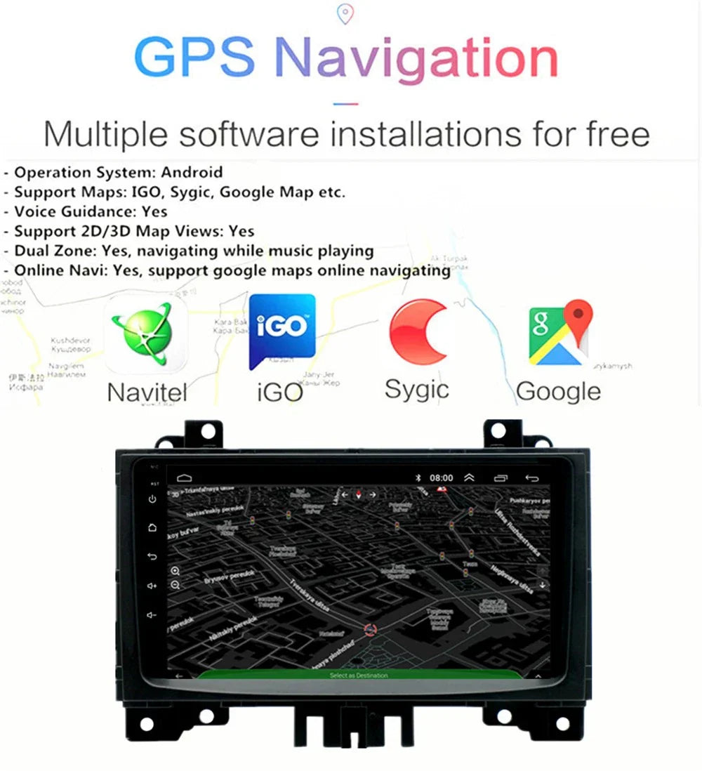 9" Android 14 Car Stereo GPS Navigation for Mercedes-Benz Sprinter (2006-2017)