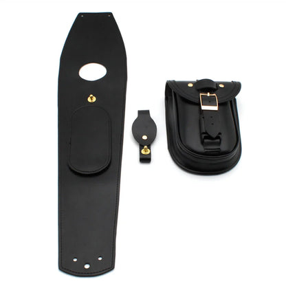 Motorcycle PU Black Detachable Tank Panel Bag for BMW R18 Classic (2020-2023)
