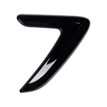 2 x Black Side Wing Air Draft Fender Trim for BMW X5 F15 (2014-2016)