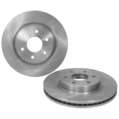 Front Brake Rotors + Pads for Nissan Navara D23 (2015-2020)