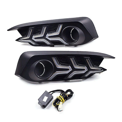 LED DRL Fog Light Lamp for 2016-2018 Honda Civic with Turn Signal