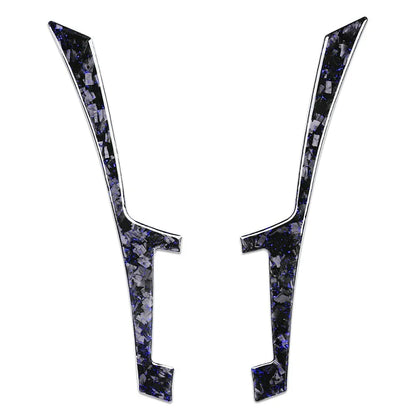 Forged Blue Console Panel Trim for Infiniti Q50 Q60 (2014-2019)