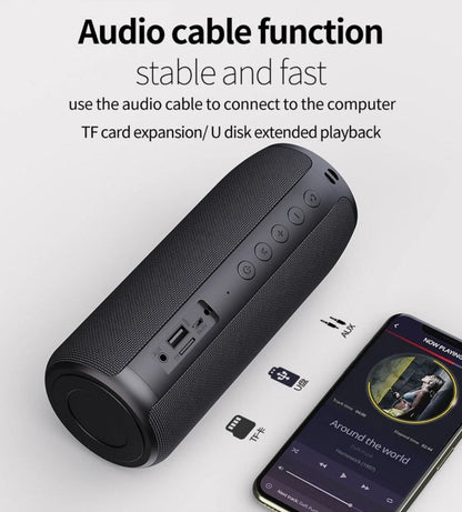 Portable Waterproof Bluetooth Speaker Super Bass TWS