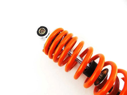 365mm JBS Orange/Chrome Shock Absorbers for Kawasaki F9 Bighorn