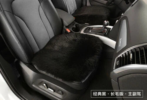 Genuine Sheepskin Car Seat Covers 18"x18" for Black Chair - AU Stock (2018-2023)