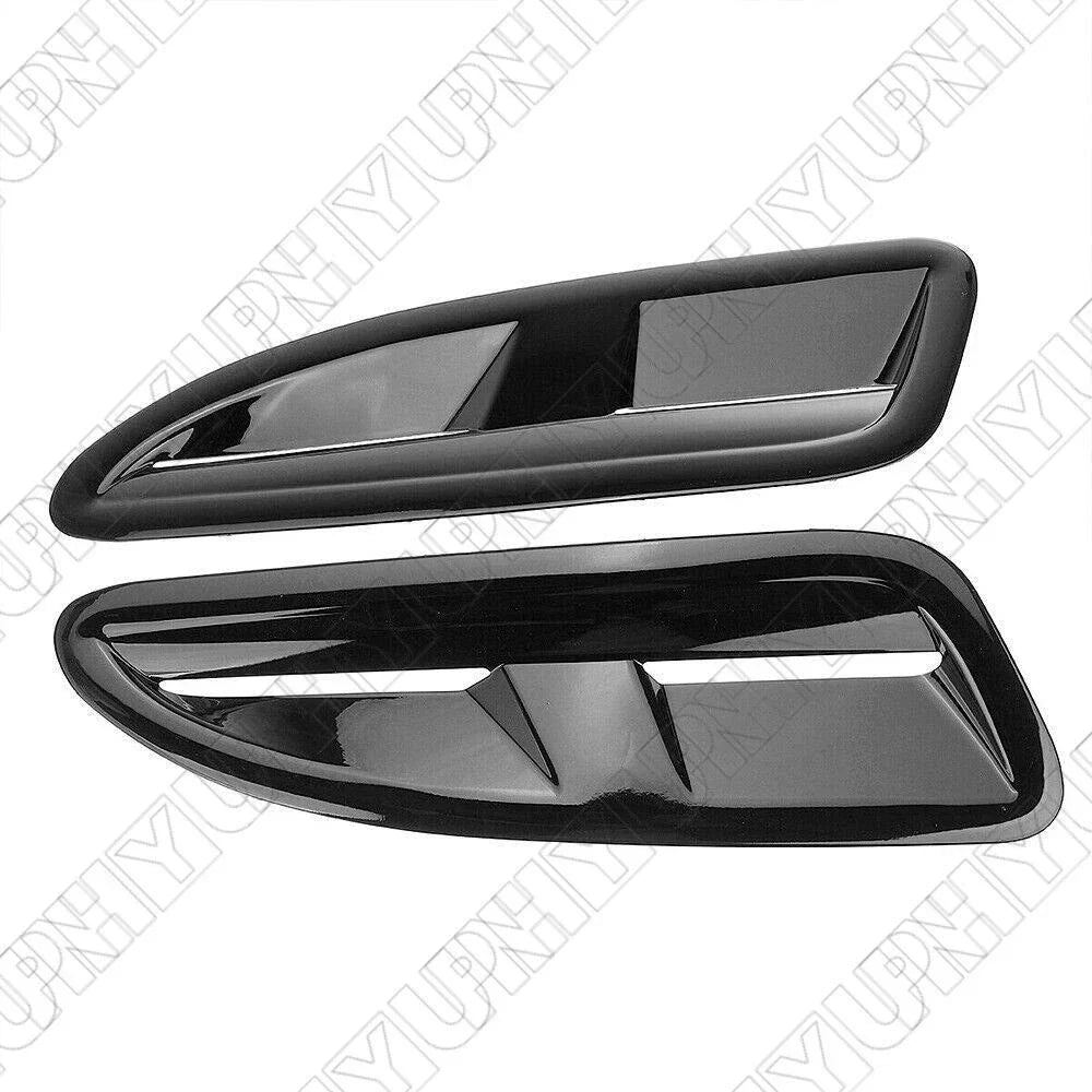 Front Bonnet Vent Air Inlet Trim Gloss Black for Jaguar XKR XK8 (2002-2009)