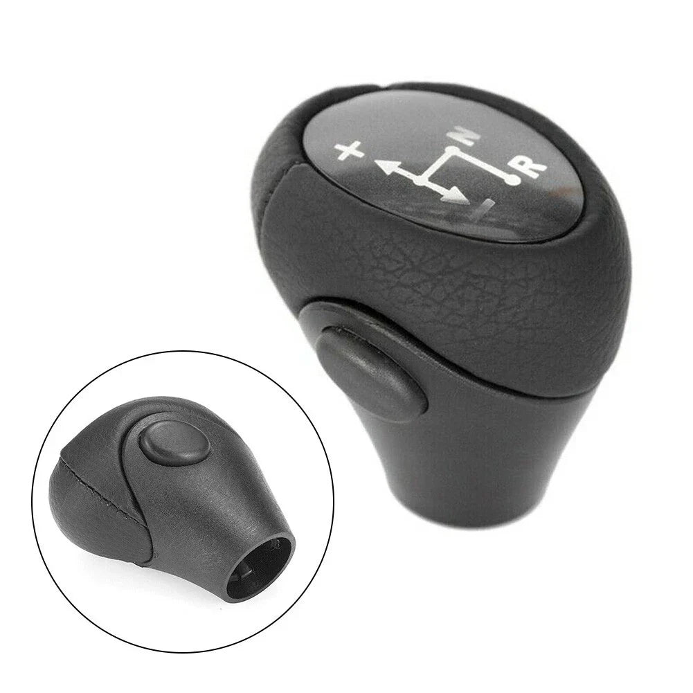 Gear Shift Knob Black ABS for Smart Car