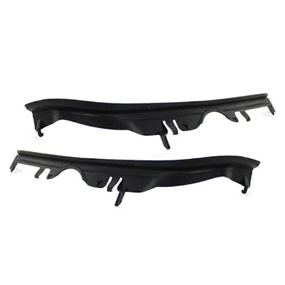 Pair ABS Black Front Upper Headlight Gaskets for BMW 5 Series E39 (1997-2003)