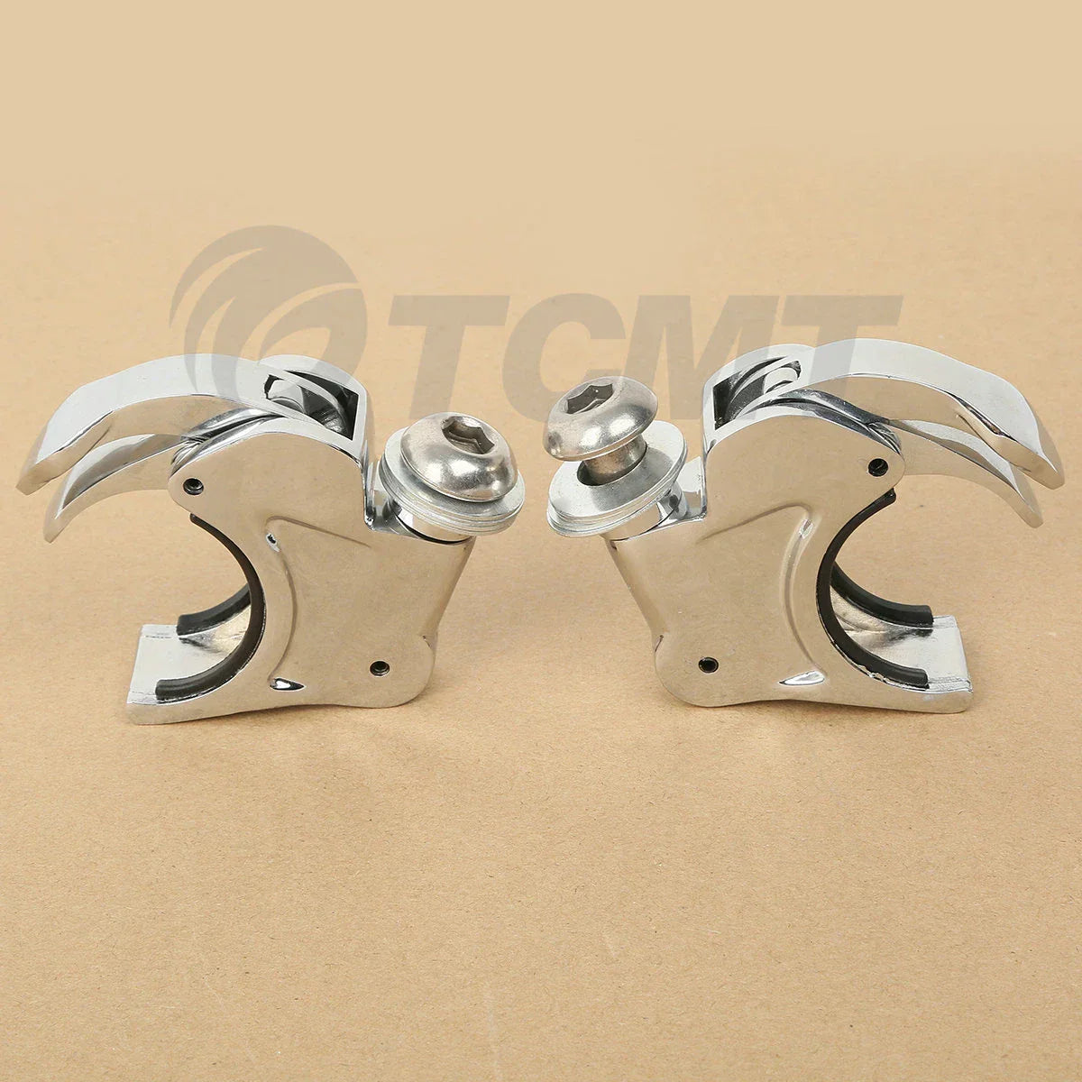 41mm Windshield Clamps for Harley Wide Glide, Softail (1993-2013)