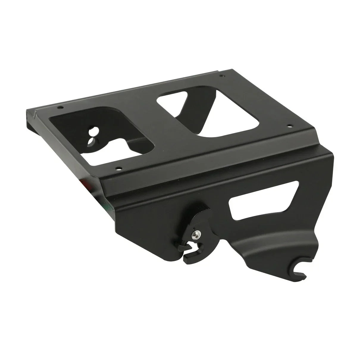 Black Quick Detachable Solo Mount Rack for Harley Touring Street Glide (2009-2013)