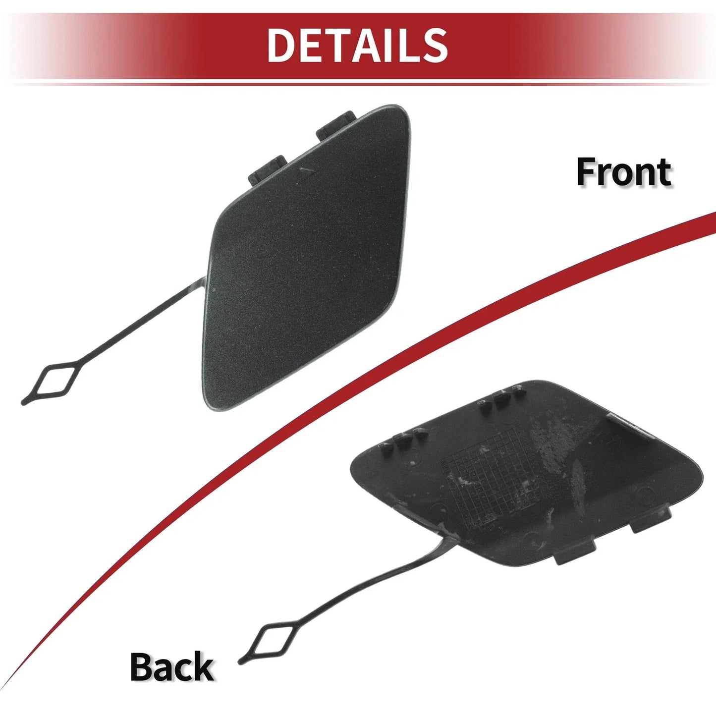 Tow Hook Cover for BMW 428i (2014-2016) Grey
