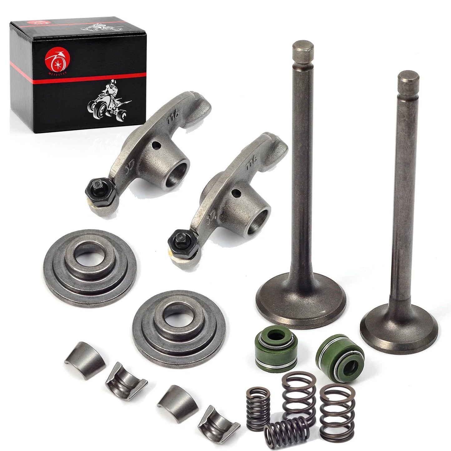 Arm Rocker and Intake Exhaust Valves for Honda CRF80F/CRF100F/XL100S/XL80S/XL75