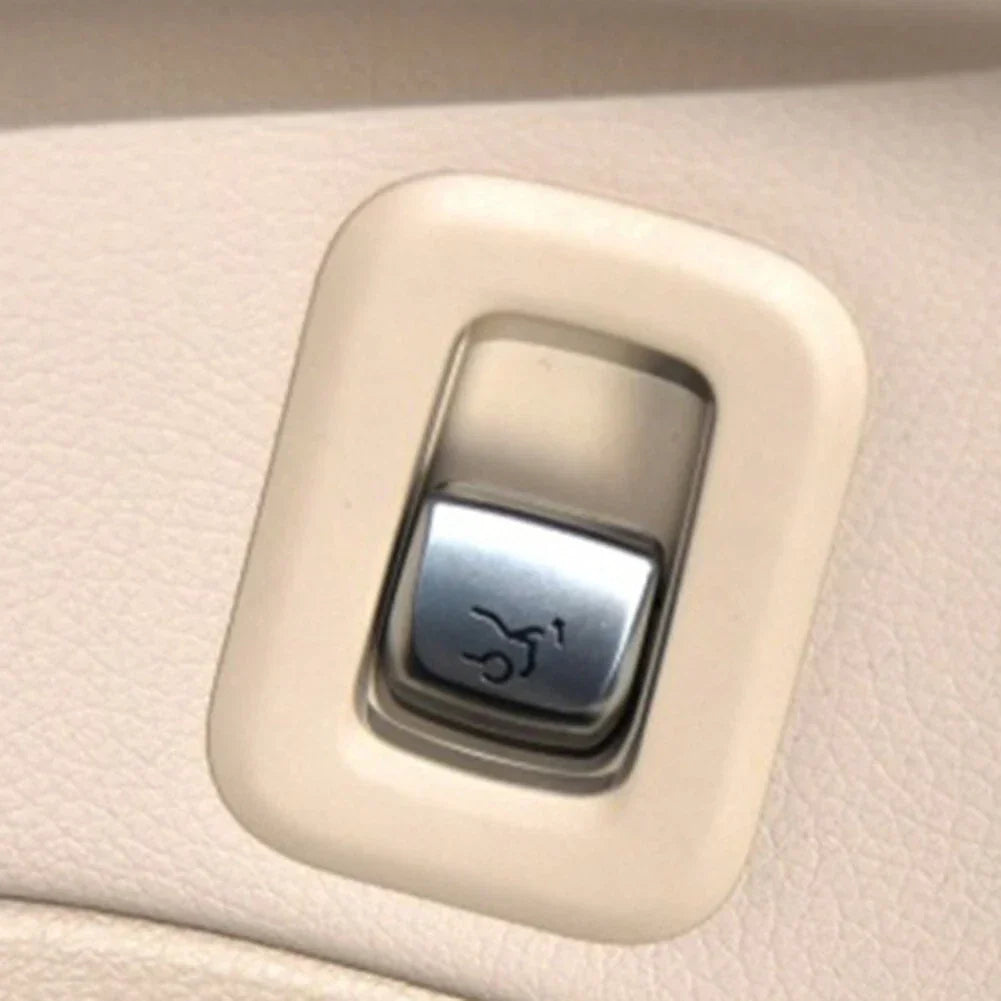 Silver ABS Material Trunk Release Button Cover for W205 W253 W213