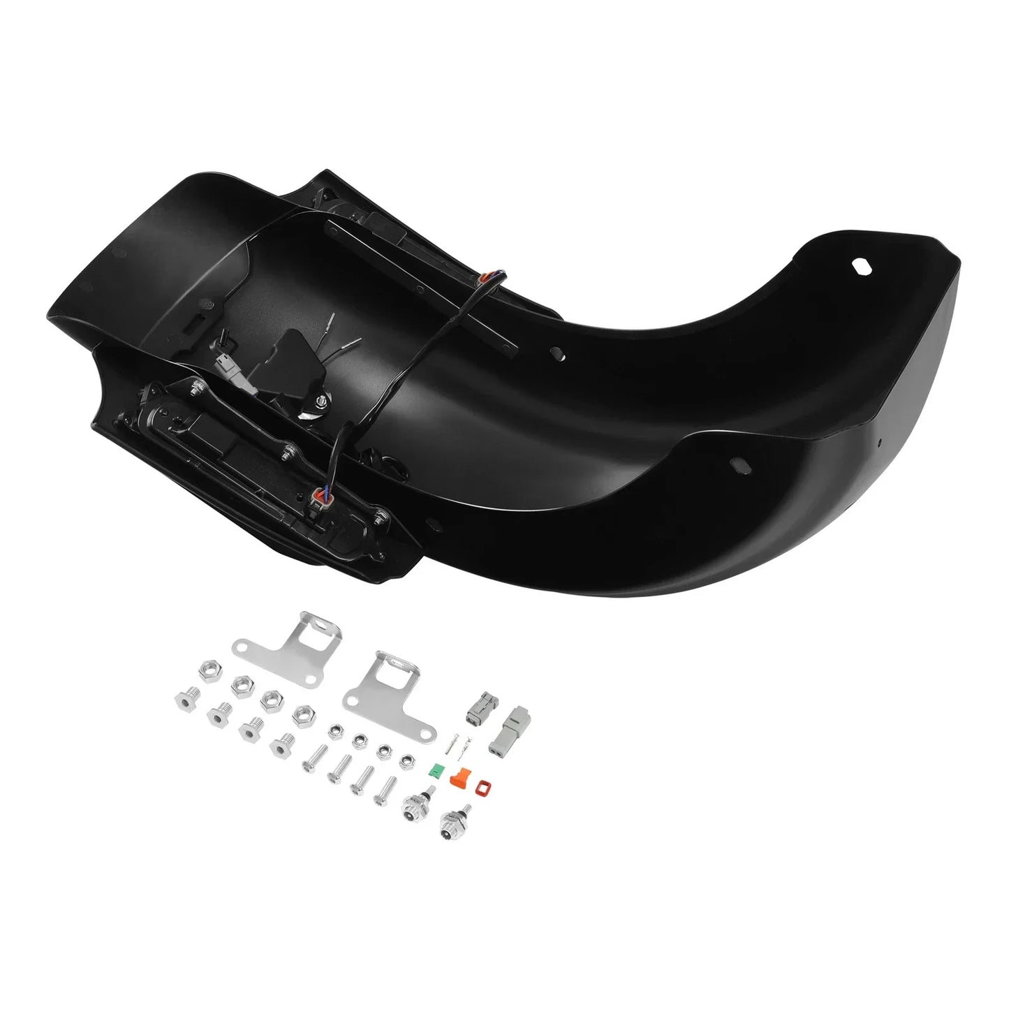 Rear Fender LED Light & Support Bracket for Harley CVO Road Glide (2014-2024)