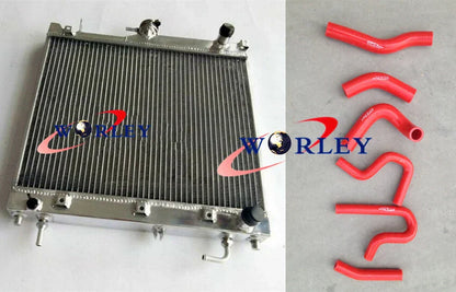 3 Row Alloy Radiator + Hoses for Suzuki Jimny SN413 1.3L 16V (2000-2011)