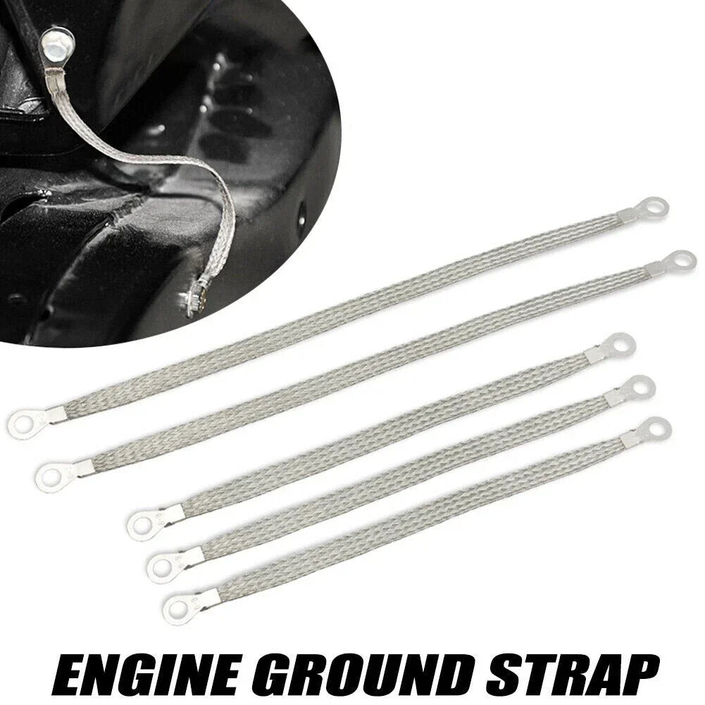 5Pc Heavy Duty Engine Grounding Straps for Trucks and Cars