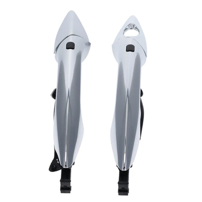 Set 2 LH+RH Door Handle Outer Chrome W/Sensor for Hyundai Elantra (2011–2016)