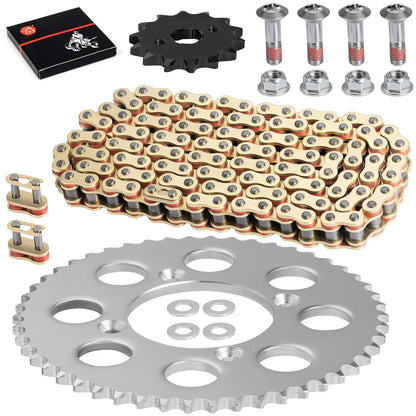 Drive Sprocket Chain w/ Bolts for Honda XR100R/CRF100F