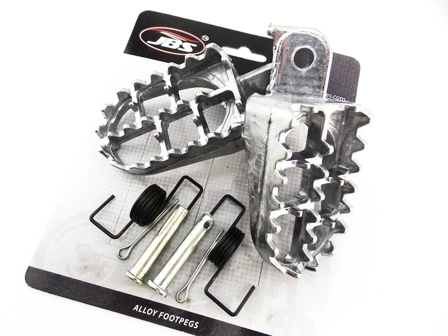 Yamaha IT250 77-84 Silver Foot Pegs Set (Left & Right)