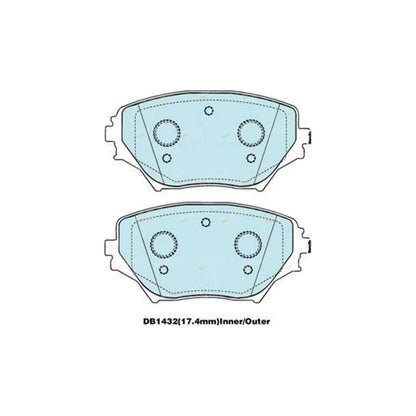 4WD Front Disc Brake Pads for RAV4 ACA20 21 22 23 (2000–2006)