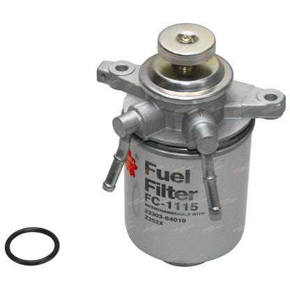 Fuel Hand Primer Pump Cap Assembly + Filter for Landcruiser HZJ70 HZJ75 1HZ