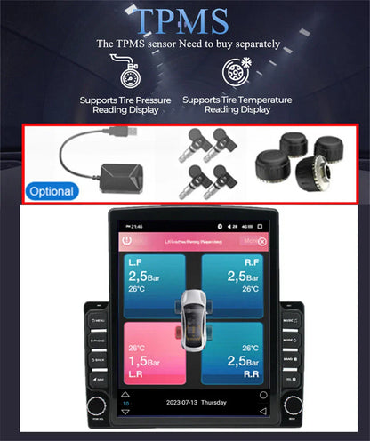 9.7'' Android 13 Car Stereo Radio for Dodge RAM 1500 2500 3500 4500 5500 (2013-2023)
