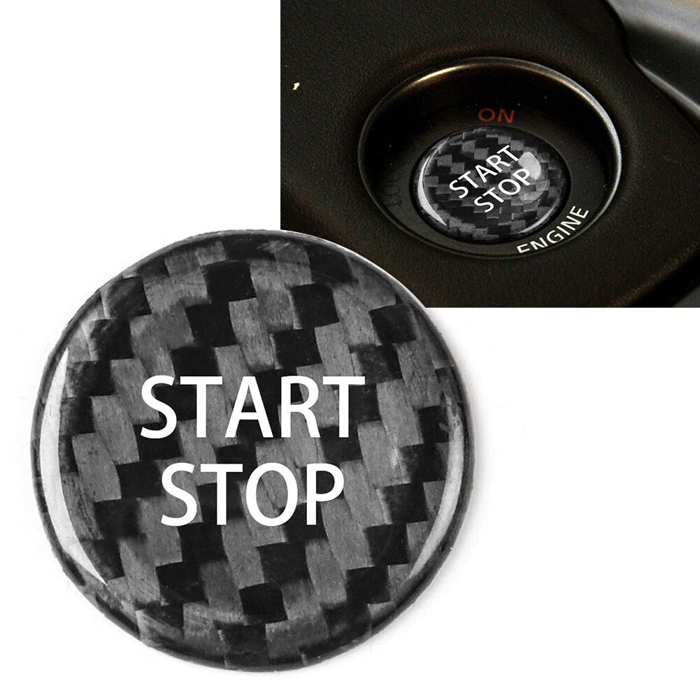 Carbon Fiber Engine Start-Stop Button Cover for Nissan GTR R35 (2008-2016)