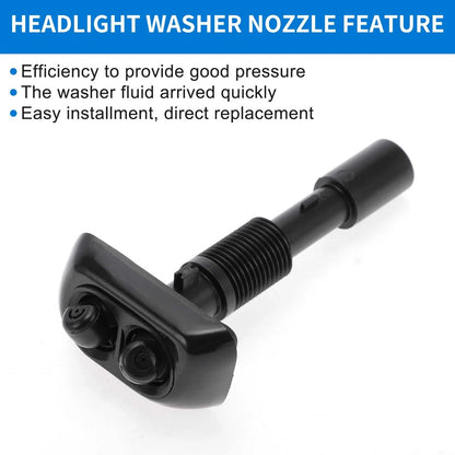 Front Left Side Headlight Washer Nozzle for BMW 740iL 740i 750iL